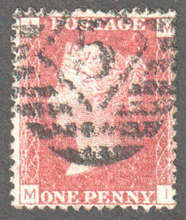 Great Britain Scott 33 Used Plate 147 - MI - Click Image to Close